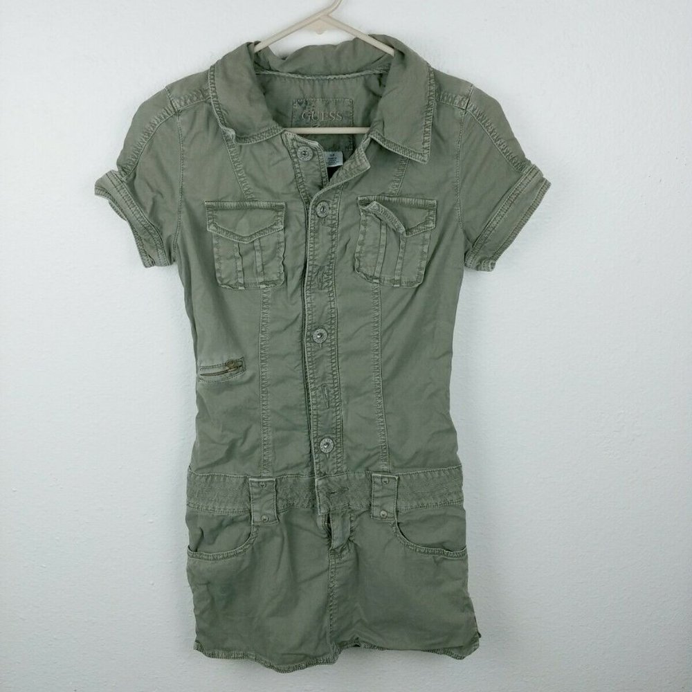 Guess Jeans Utility dress Sz S/P NWOT